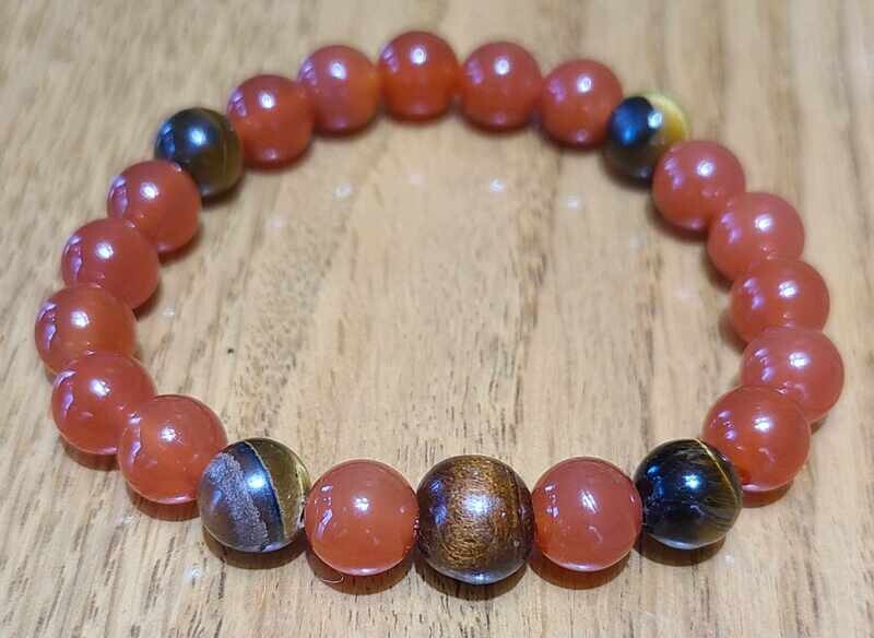 High Vibrational Semi-Precious Gemstone Bracelet