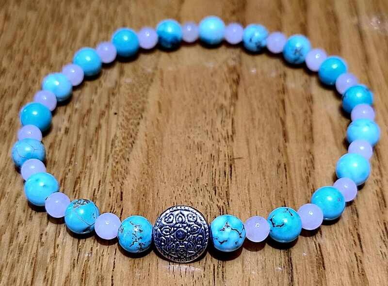High Vibrational Semi-Precious Gemstone Bracelet