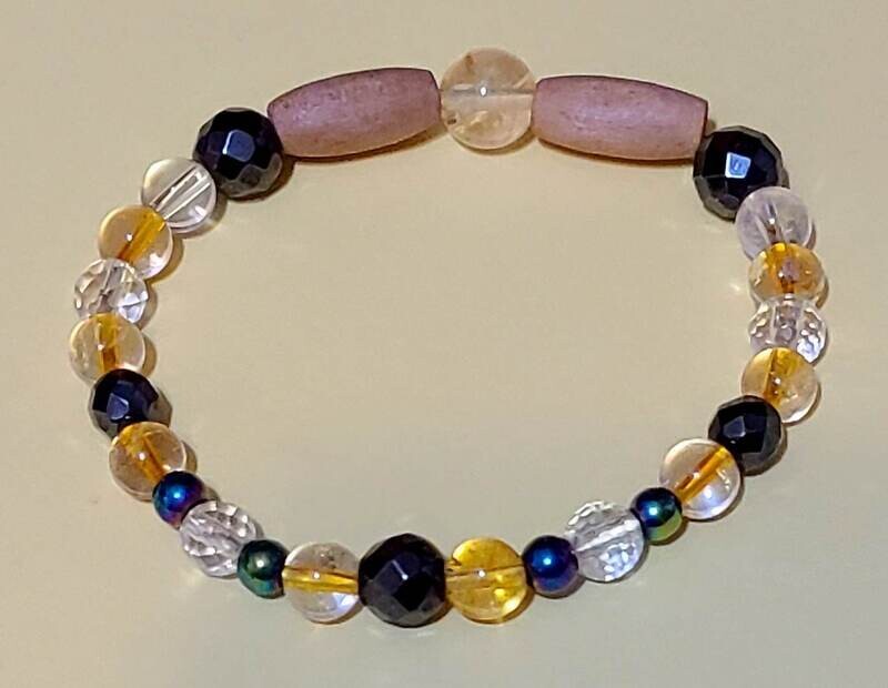 High Vibrational Semi-Precious Gemstone Bracelet