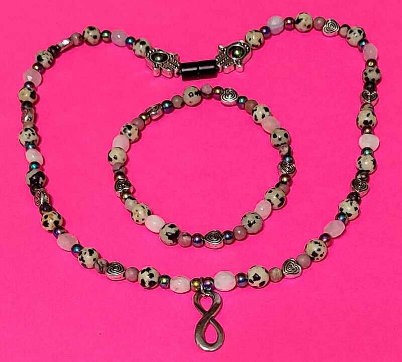 High Vibrational Semi-Precious Gemstone Necklace