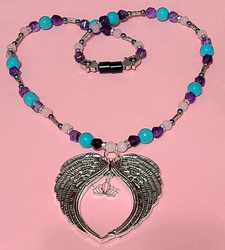 High Vibrational Semi-Precious Gemstone Necklace