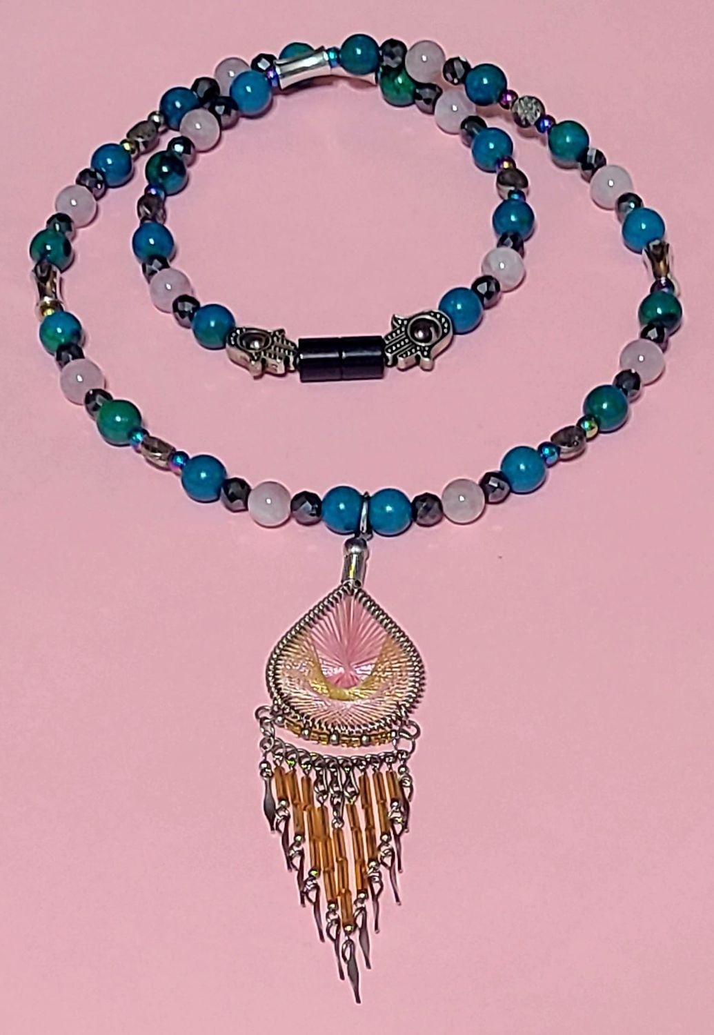 High Vibrational Semi-Precious Gemstone Necklace