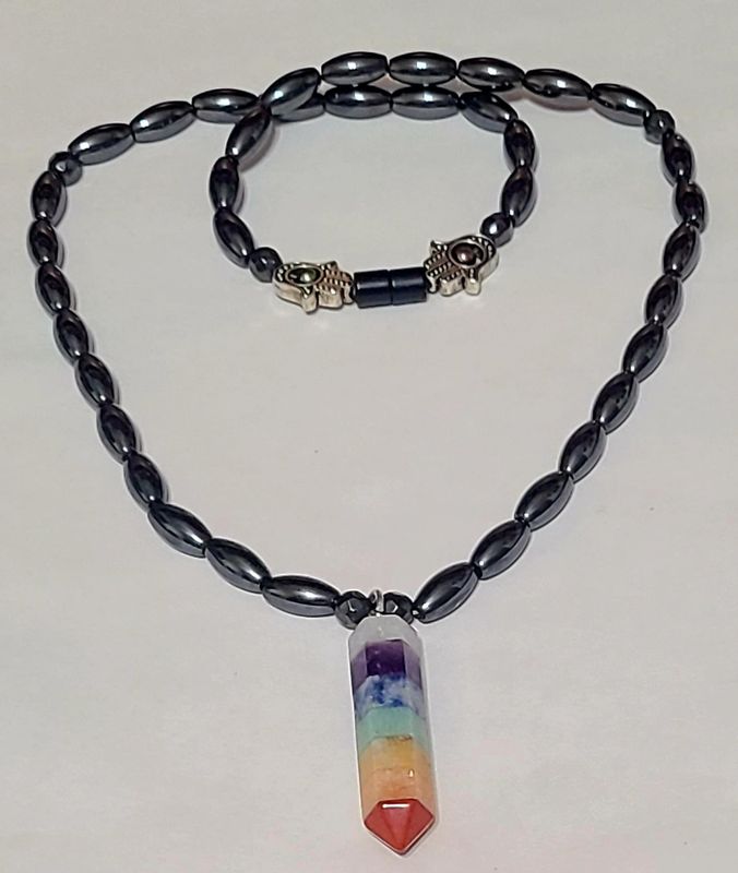 High Vibrational Semi-Precious Gemstone Necklace