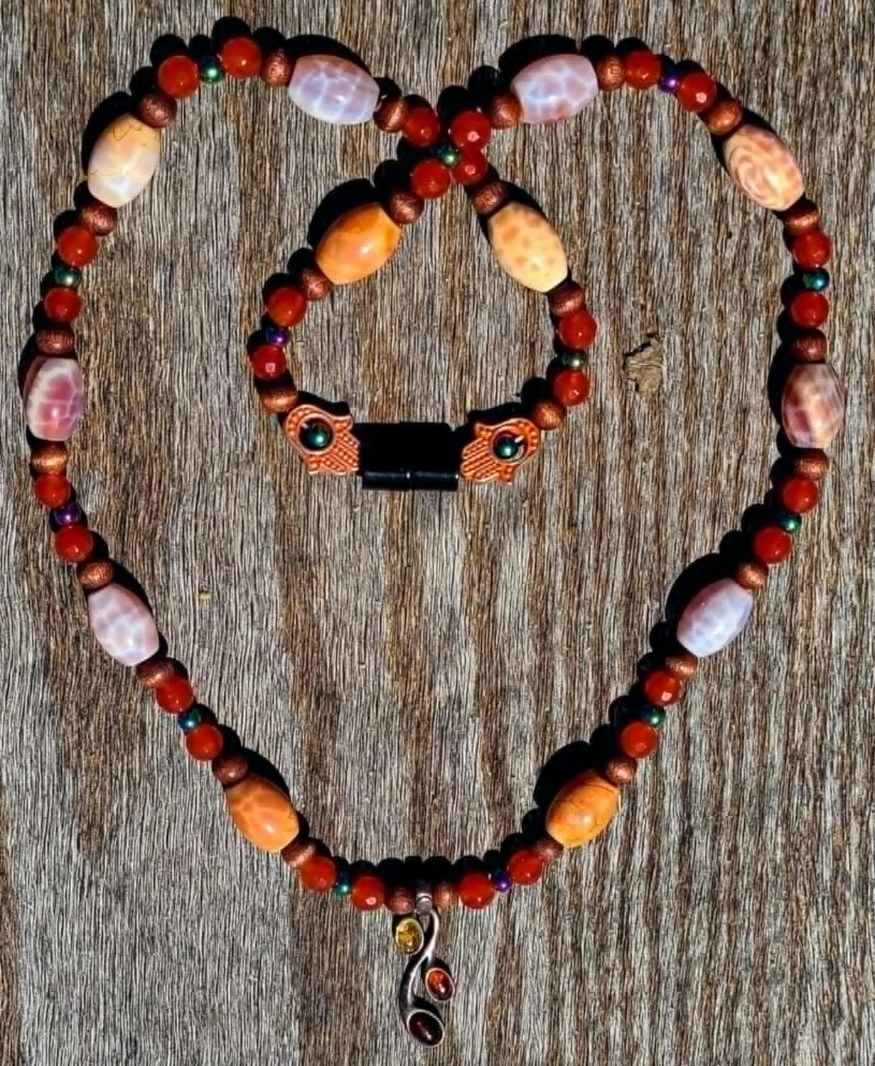 High Vibrational Semi-Precious Gemstone Necklace