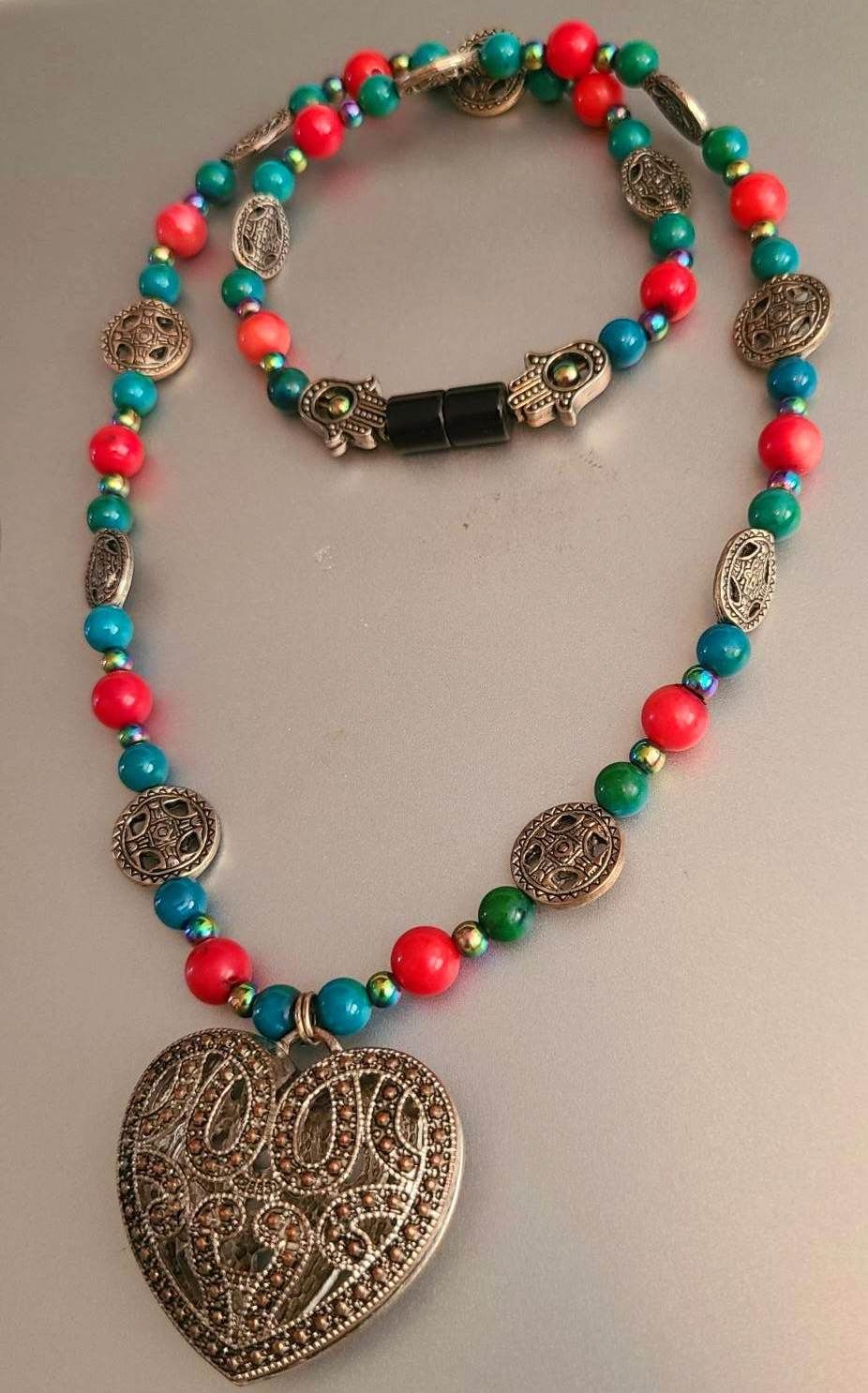 High Vibrational Semi-Precious Gemstone Necklace