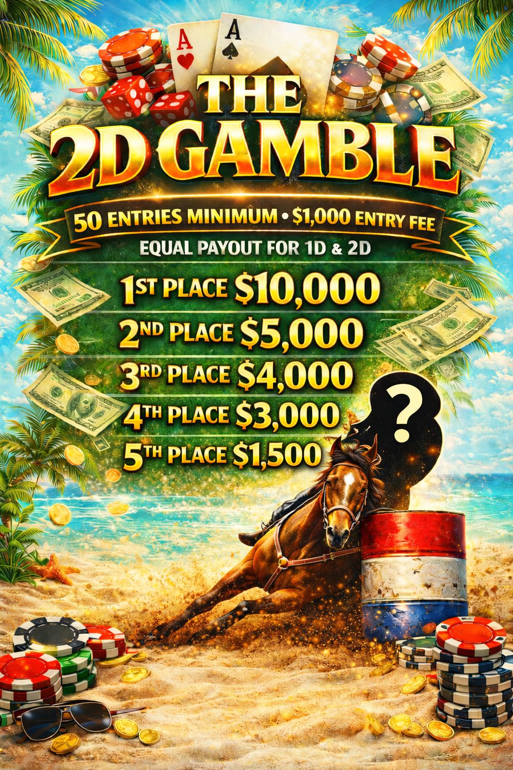 The 2D Gamble