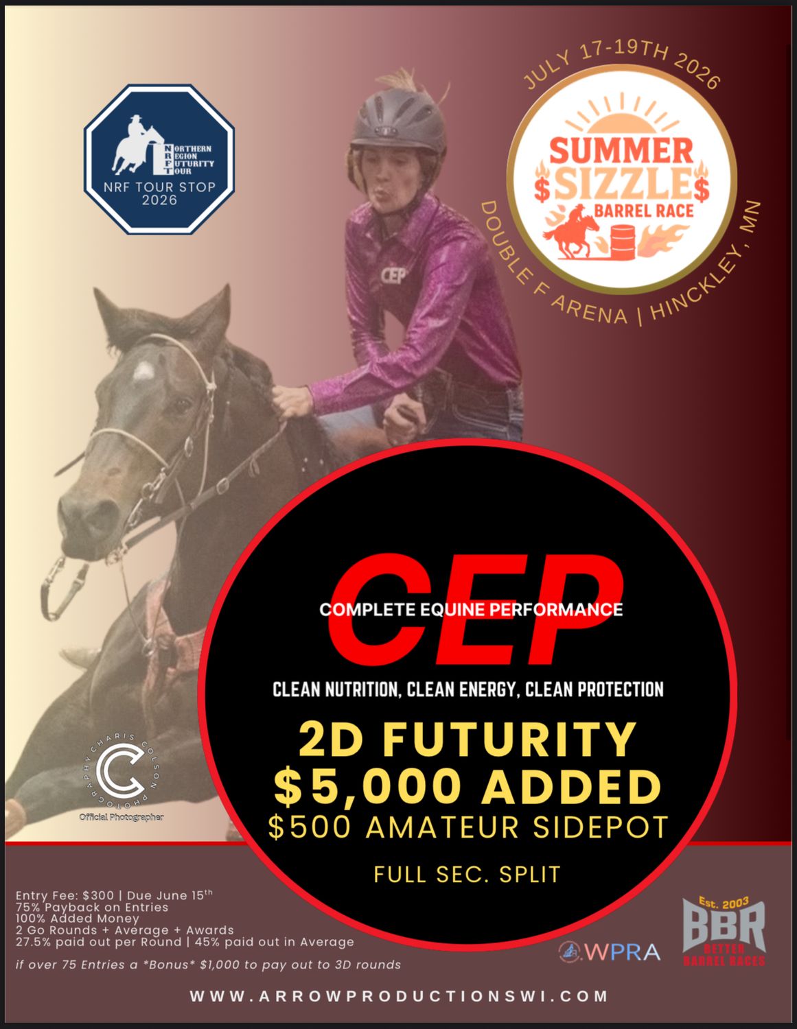 CEP Futurity Entry