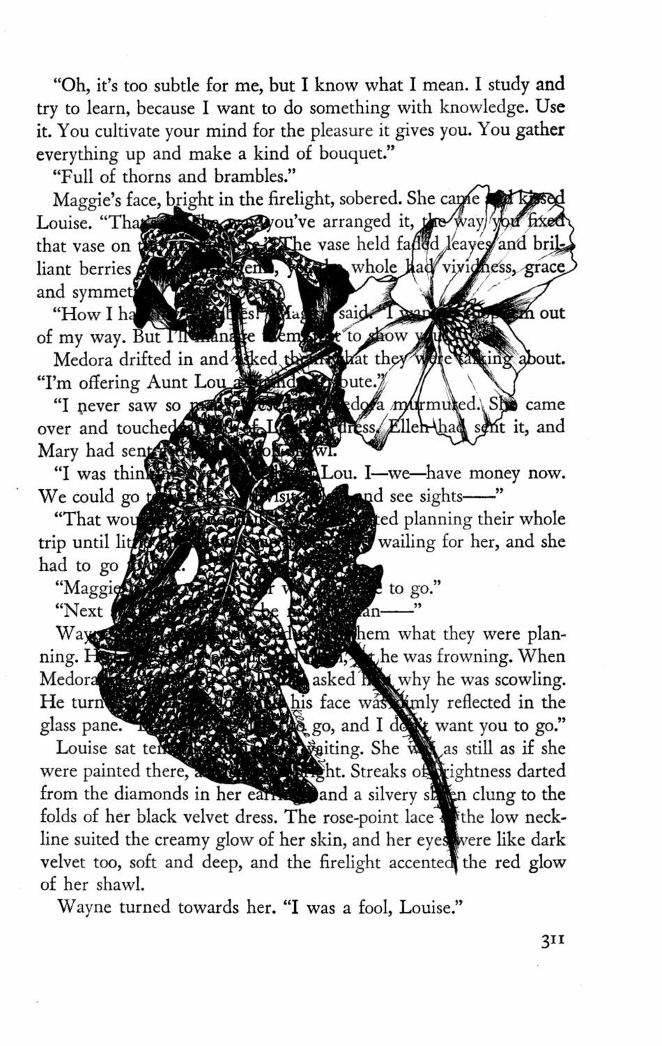 Book Page Drawing: Celandine Poppy