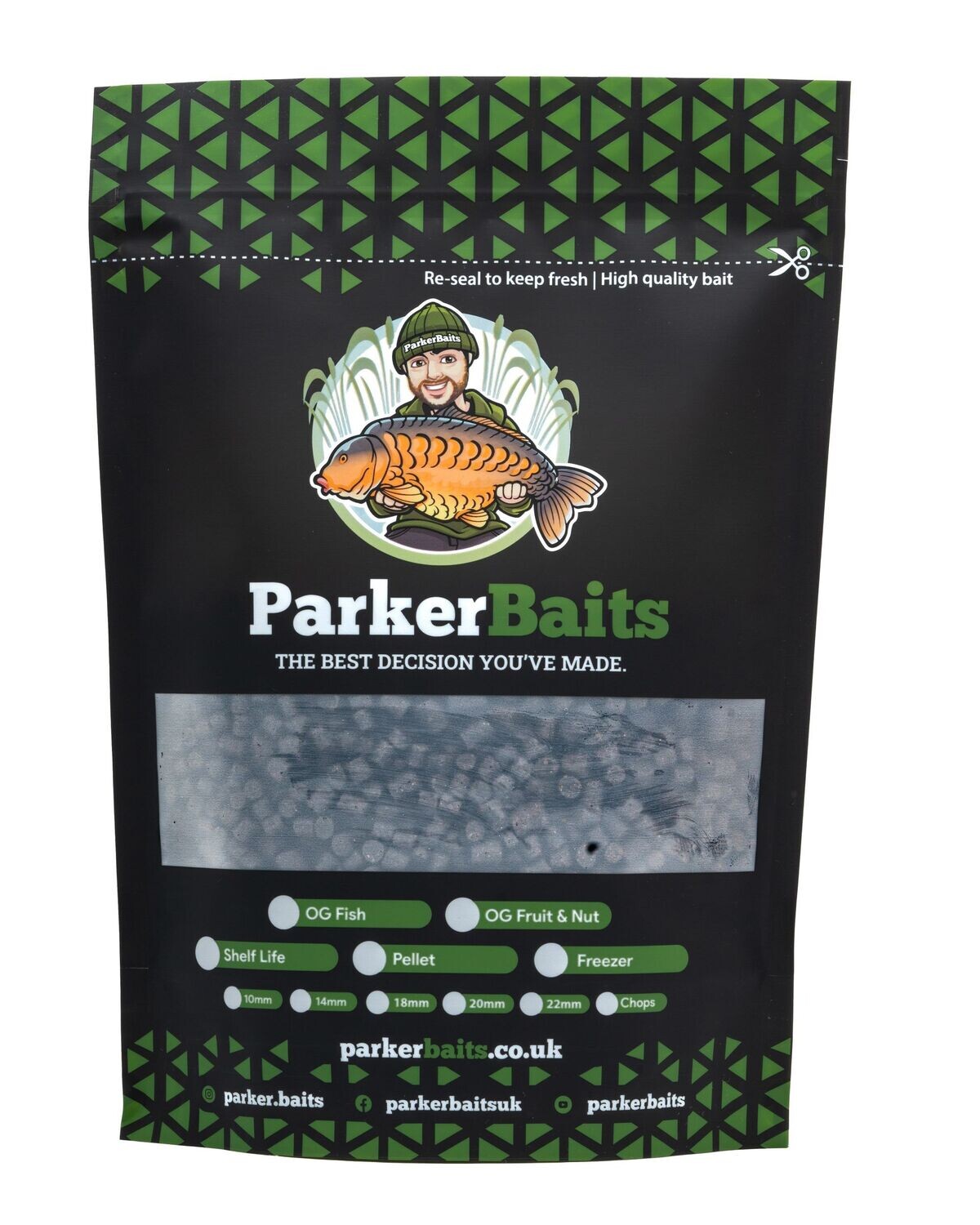 OG Fish Carp Fishing Pellets - Parker Baits