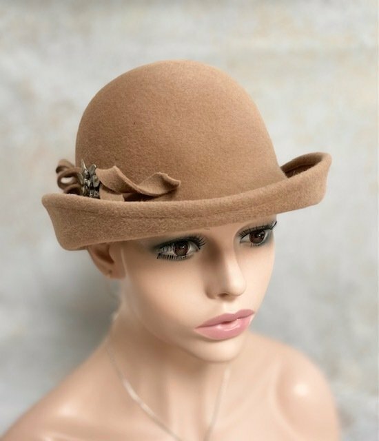 Trachtenhut /Damenhut Beige