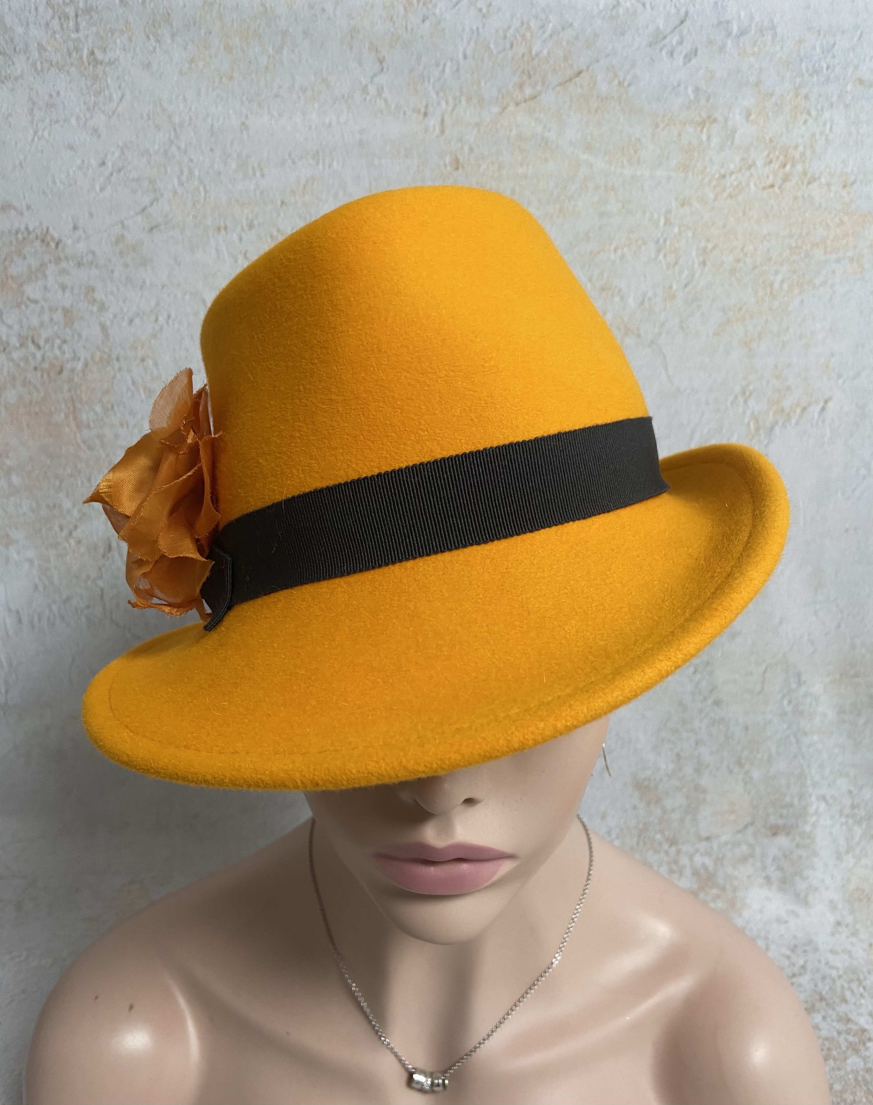 Fedora Damenhut Orange