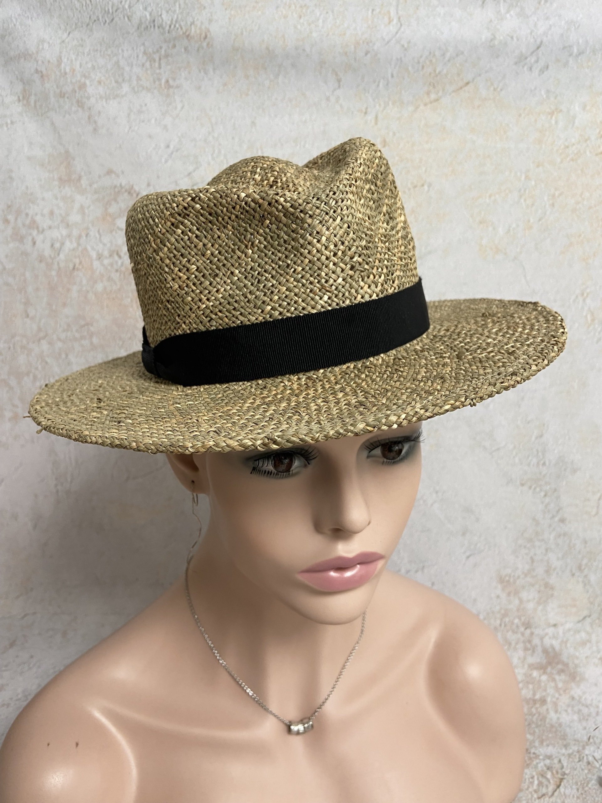 Fedora Damenhut Seegras