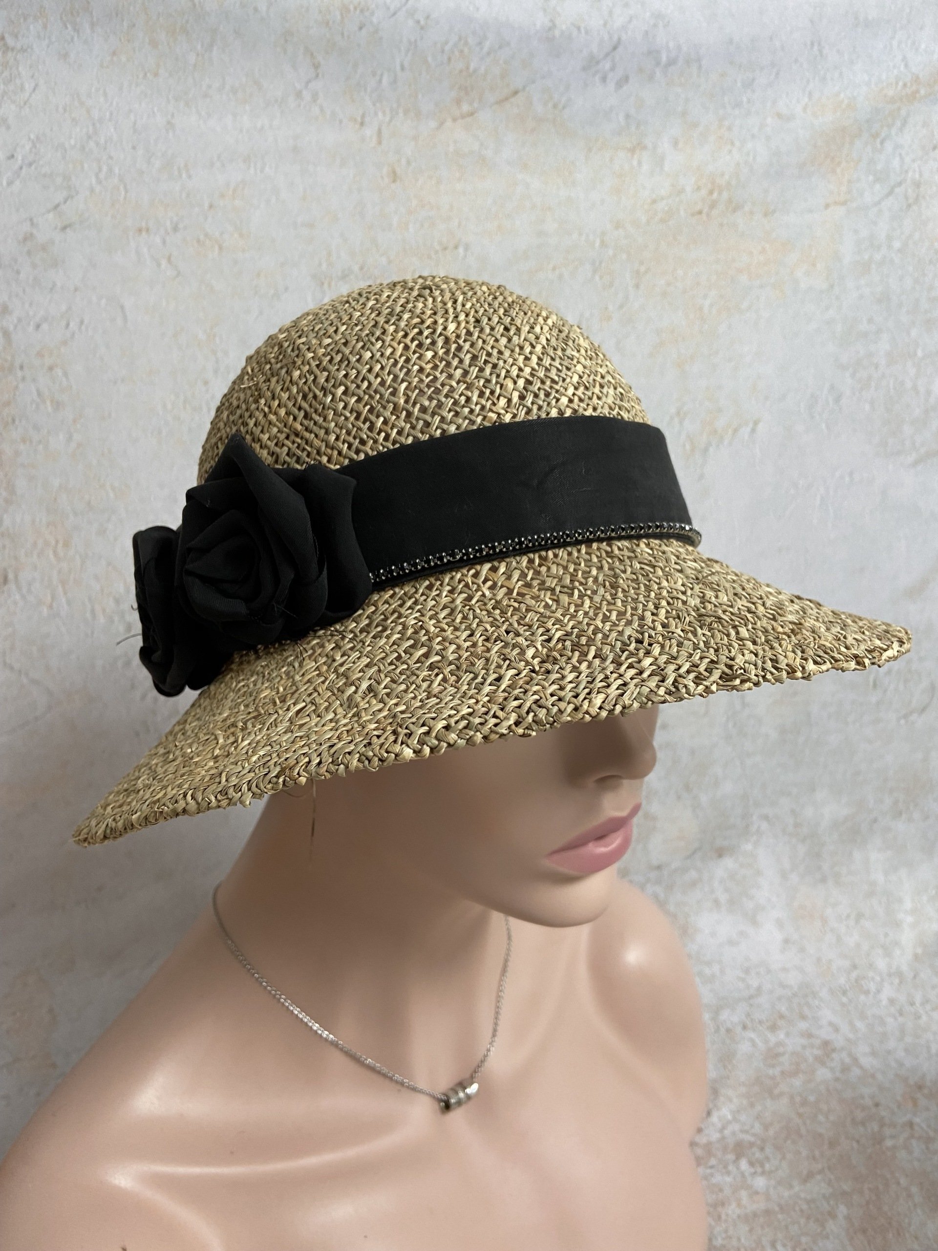 Damenhut Schute Seegras