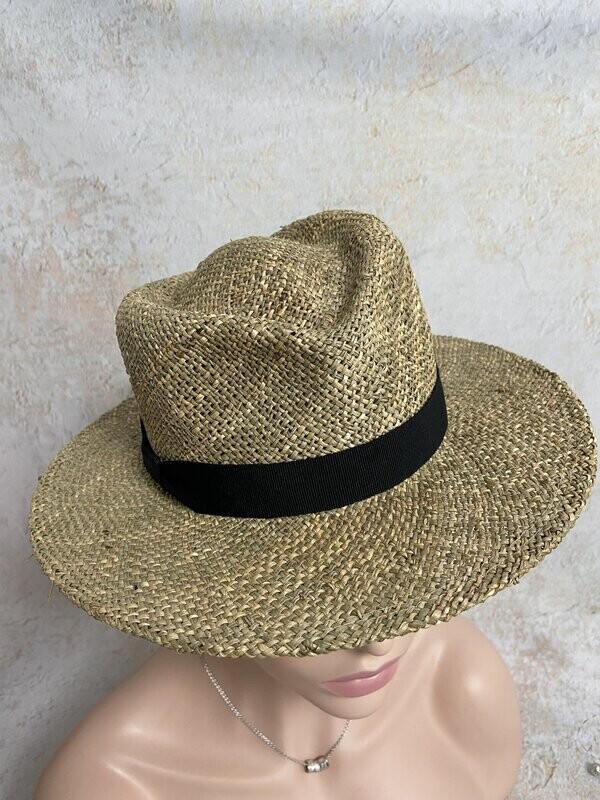 Fedora Damenhut Seegras