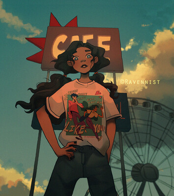 IRLikeU T-shirt by Ravennist