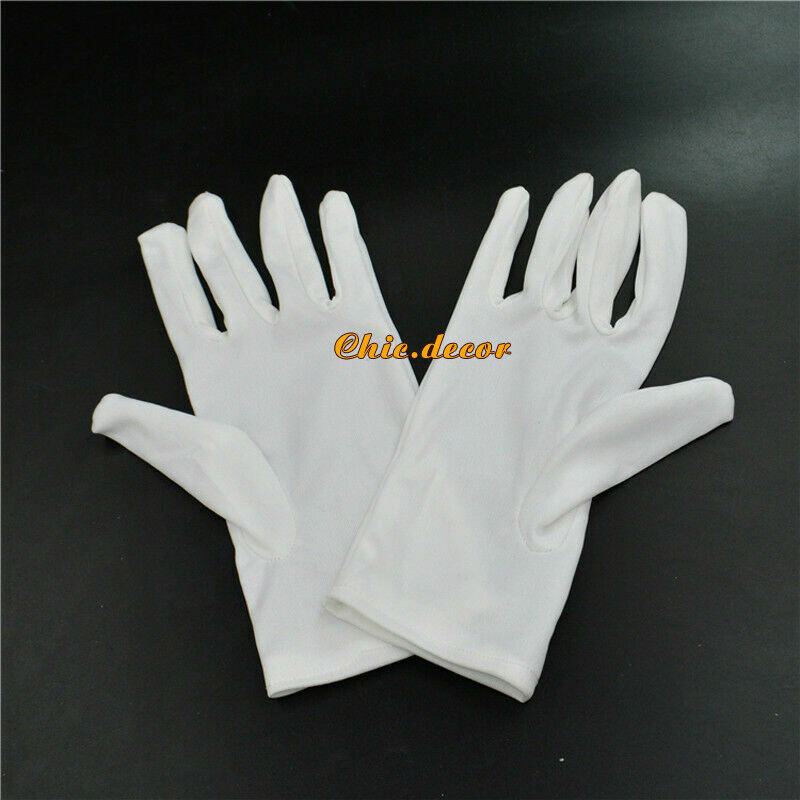 Formal White Banquet Gloves