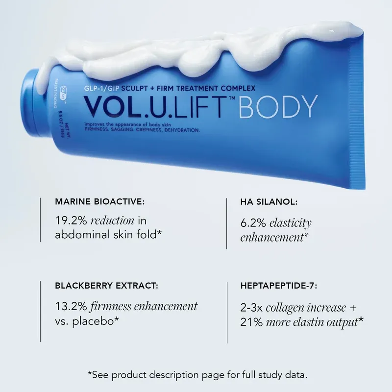 VOL.U.LIFT® BODY GLP-1/GIP sculpt + firm treatment complex VOL.U.LIFT® BODY GLP-1/GIP sculpt + firm treatment complex