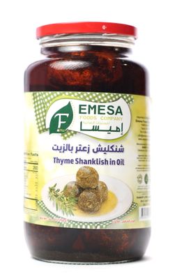 شنكليش زعتر بالزيت