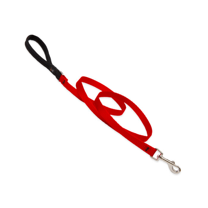 Red 6ft Leash 1/2in