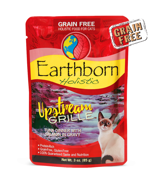 EARTHBORN CAT GRAIN FREE UPSTREAM TUNA POUCH 3OZ