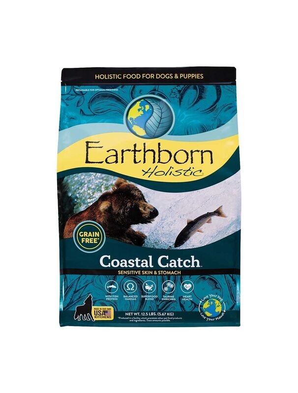 EARTHBORN DOG GRAIN FREE COASTAL CATCH 12.5LB