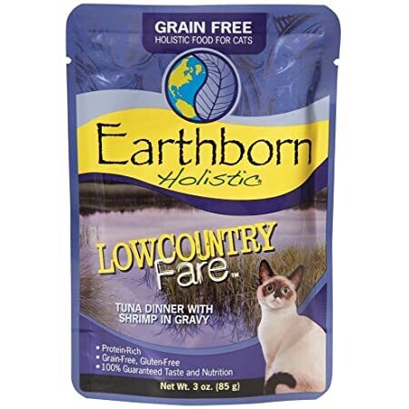 EARTHBORN CAT GRAIN FREE LOWCOUNTRY TUNA POUCH 3OZ