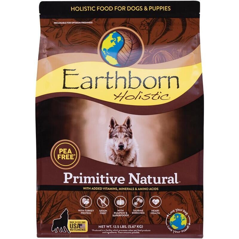 EARTHBORN DOG GRAIN FREE PRIMITIVE NATURAL 12.5LB