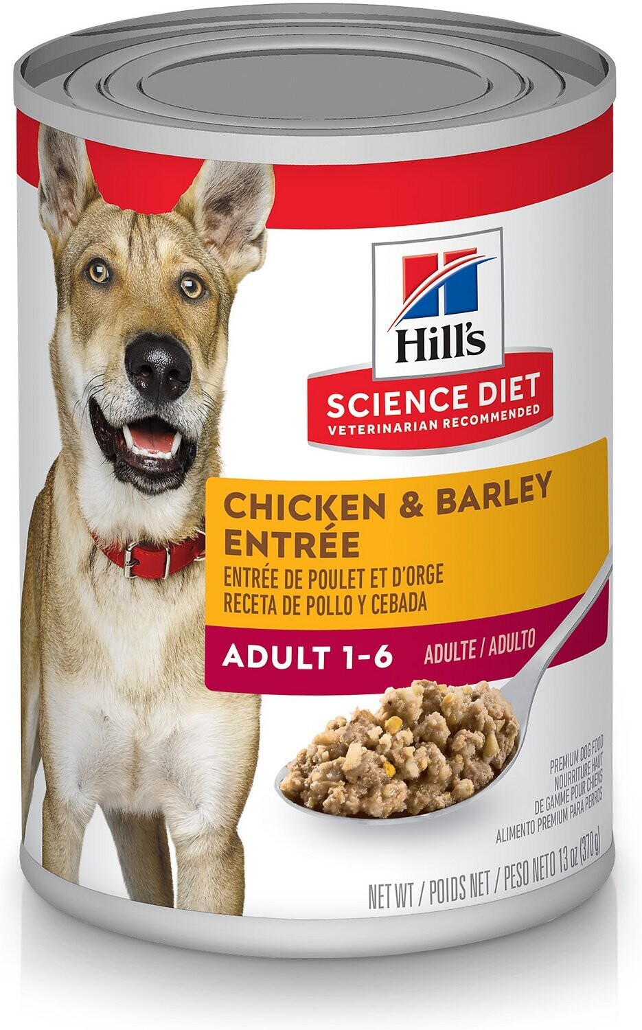 Hill's Adult D, Chicken & Barley Entrée, 13.1 oz