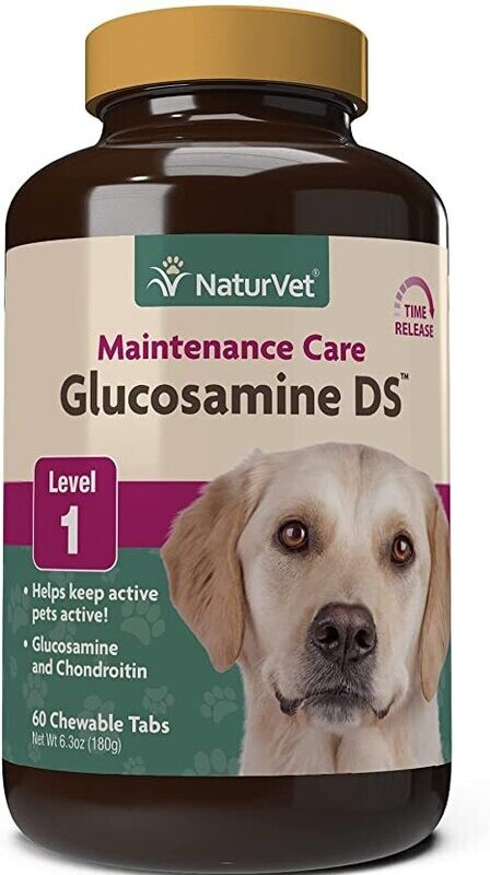 NATURVET DOG GLUCOSAMINE LV1 TABLET 60CT