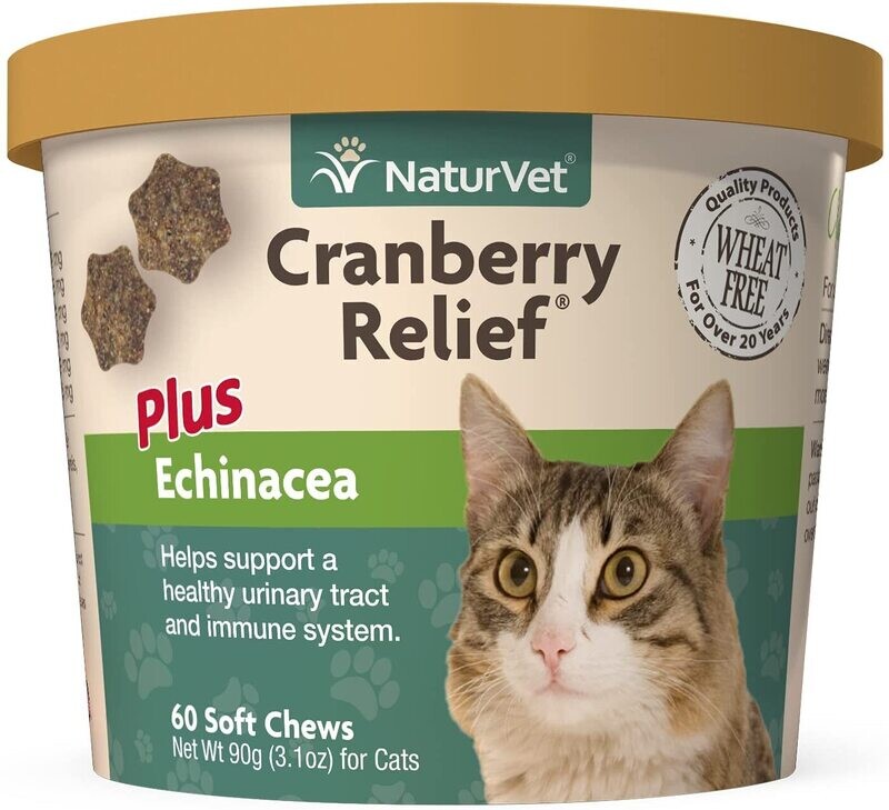 NATURVET NV C CRNBRY RLF CHW 60CT