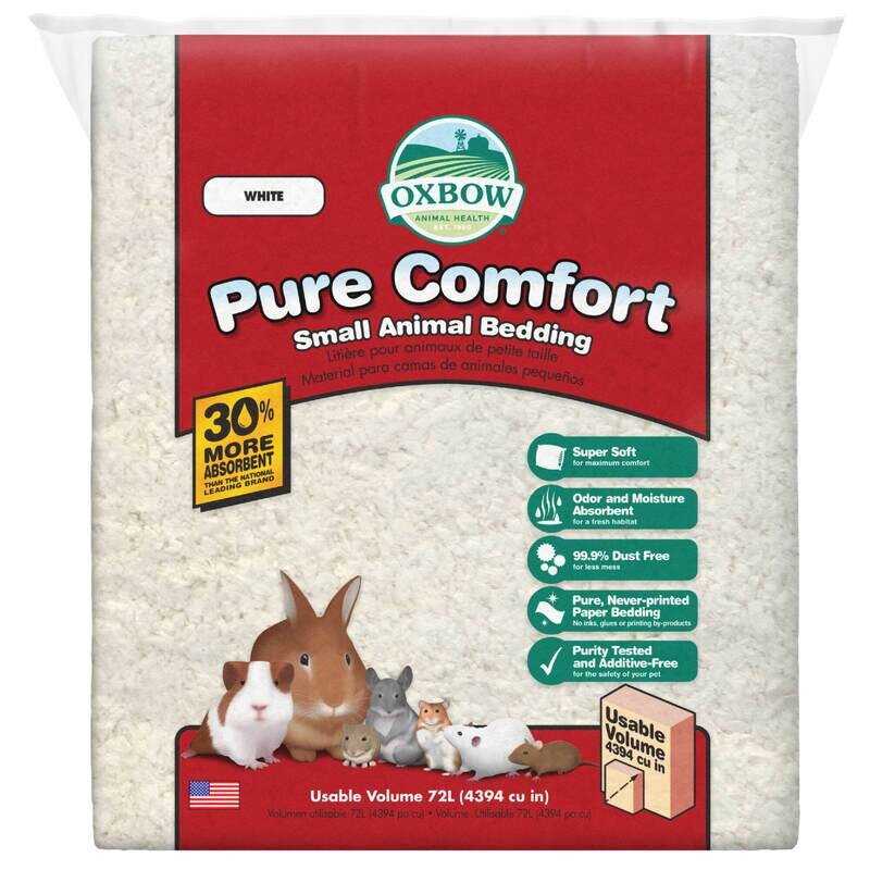 OXBOW PURE COMFORT BEDING BLEND WHITE 72L