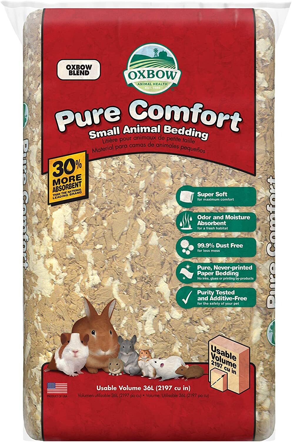 OXBOW PURE COMFORT BEDDING BLEND 36L