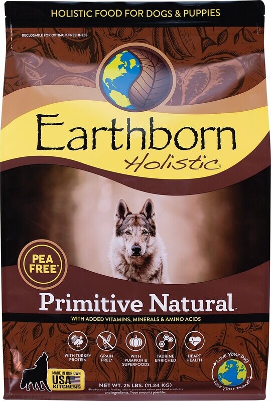 EARTHBORN DOG GRAIN FREE PRIMITIVE NATURAL 25LB