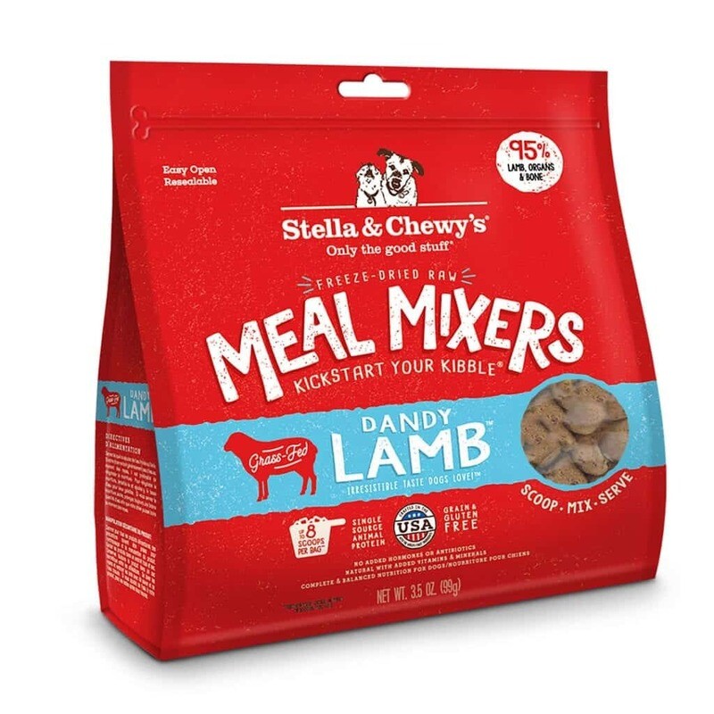 STELLA & CHEWYS MEAL MIXERS DANDY LAMB 18OZ