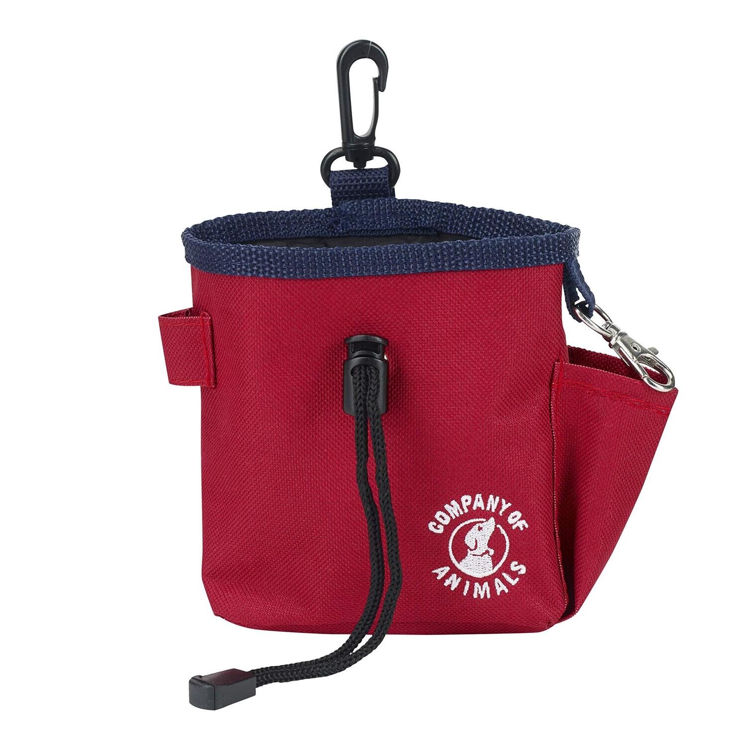 COMPANY OF ANIMALS TREAT BAG RED