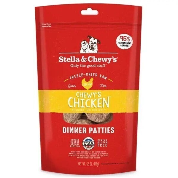 STELLA &amp; CHEWY’S CHICKEN DINNER PATTIES