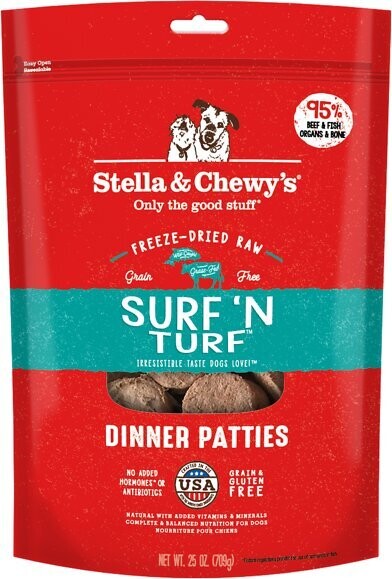 Stella & Chewy’s Dinner Patties Surf & Turf
