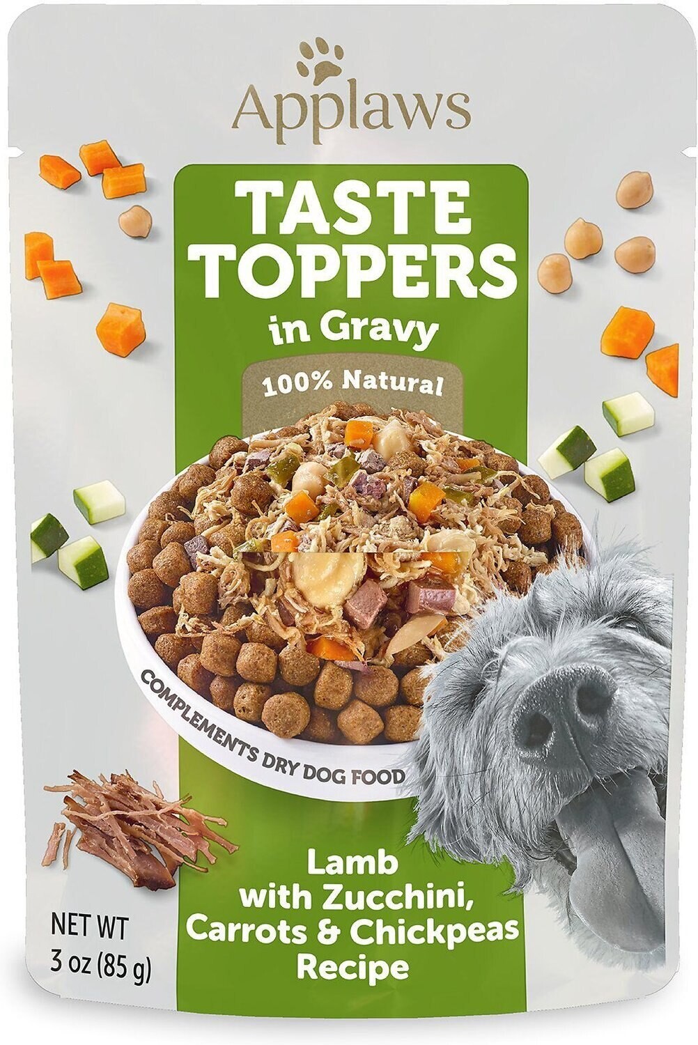 APPLAWS DOG BROTH TOPPERS: LAMB & CARROTS