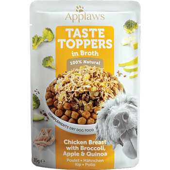 APPLAWS DOG BROTH TOPPERS: CHICKEN & BROCCOLI