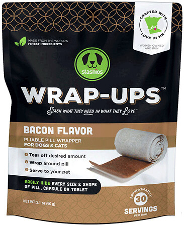 Stachios wrap ups bacon