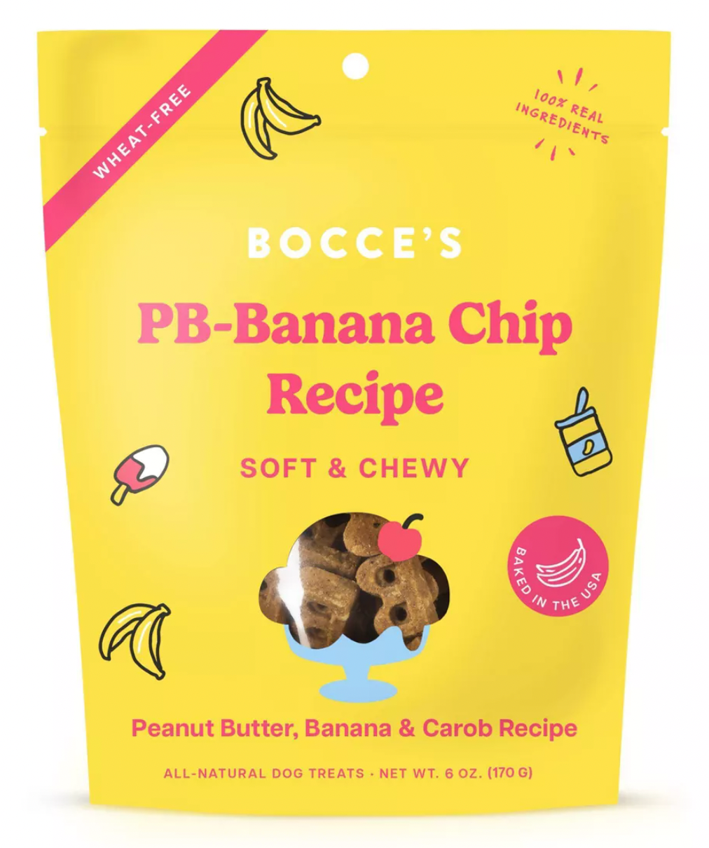 Bocce’s Bakery PB - Banana Chip 6oz