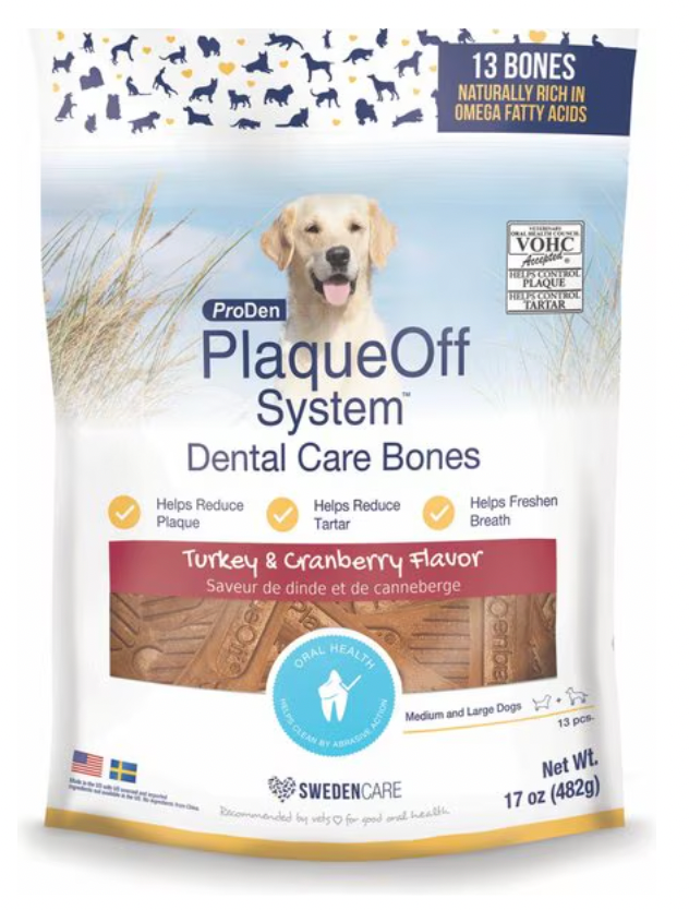 ProDen Plaque Off Dental Bones Turkey &amp; Cranberry