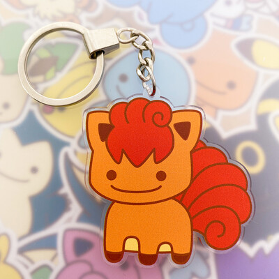 Vulpix Keyring