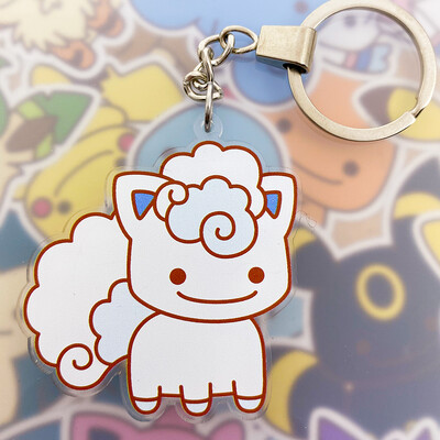 Alolan Vulpix Keyring