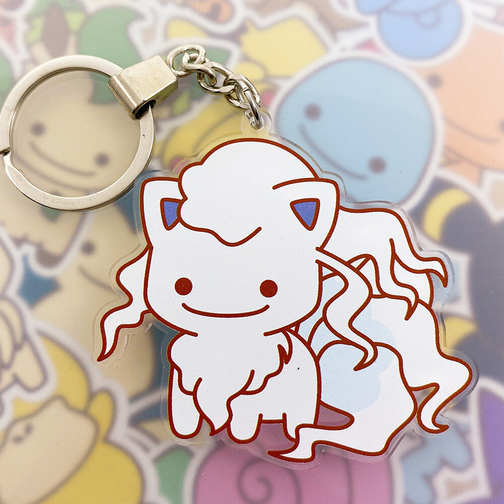 Alolan Ninetails Keyring