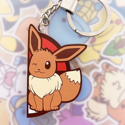 Eevee Pokepal keyring