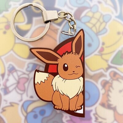 Eevee Pokepal keyring
