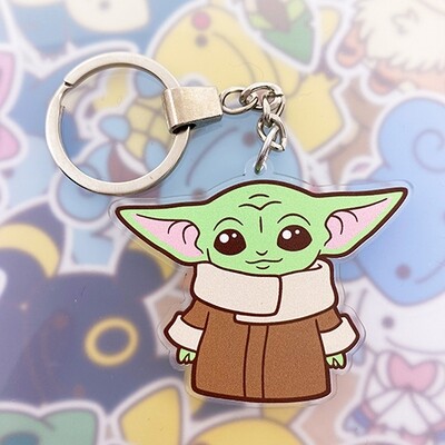 Baby Grogu Keyring