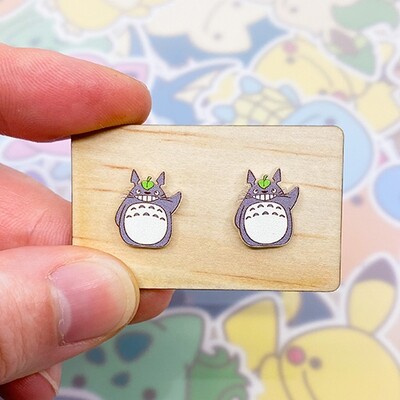 Totoro Stud Earrings