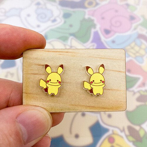 Pikachu Stud Earrings